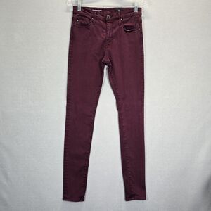 Adriano Goldschmied The Farrah Skinny High-rise Womens Pants Size 27R